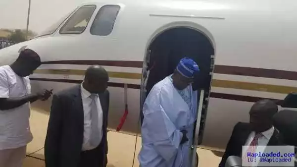 Photos: Ex President, Olusegun Obasanjo, Visits Maiduguri 